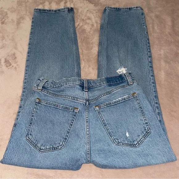 Abercrombie & fitch ripped the ‘90s straight ultra high rise Jean 29/8s - Picture 4 of 13